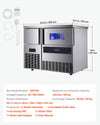 Vevor Commercial Ice Maker with Worktop 330 lbs/Day 88 lbs Storage New