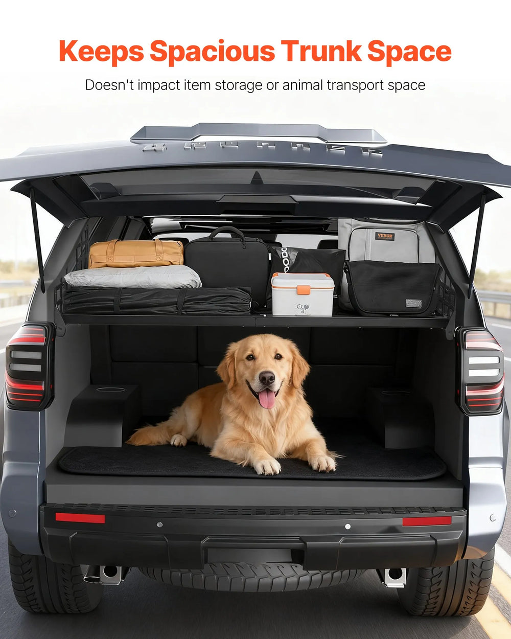 Vevor Interior Cargo Rack Adjustable Height Shelf 220 lb. Capacity for 2010-2024 Toyota 4Runner New