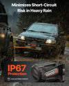 Vevor Electric Winch 10,000 lbs Load Capacity 90 ft. Synthetic Rope Remote Control 12V DC New