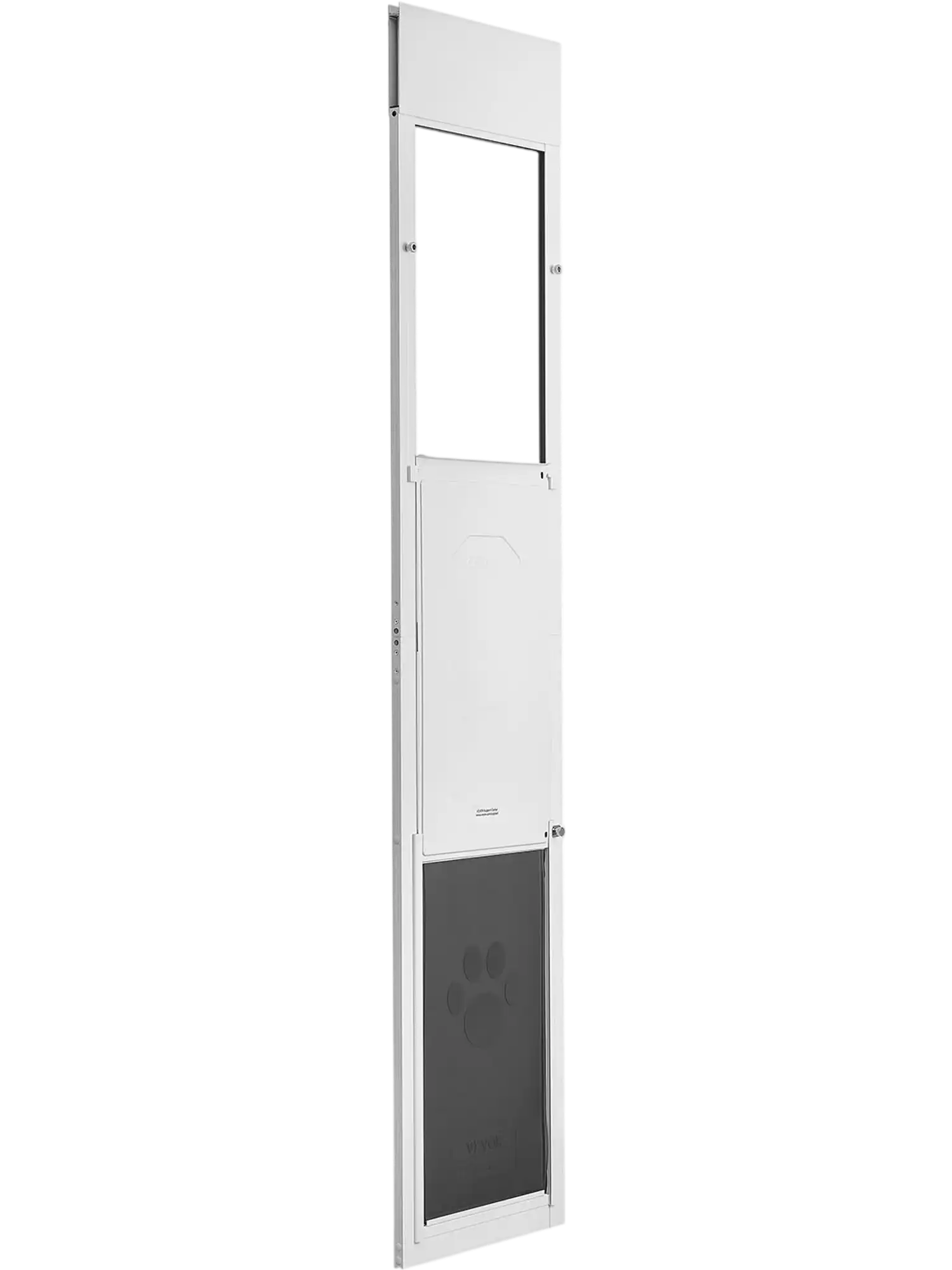 Vevor Dog Door Sliding Glass Door Adjustable Height Aluminum Frame XL Pet Door New