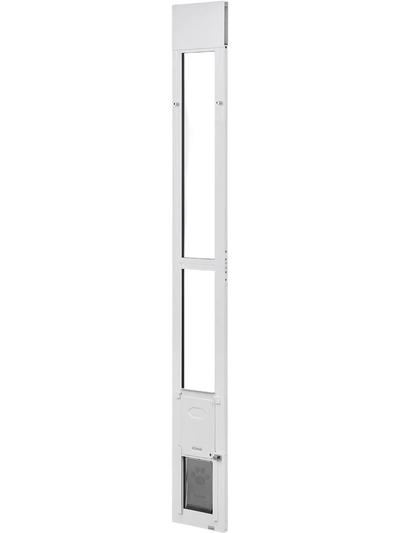 Vevor Dog Door for Sliding Glass Door Adjustable Height Aluminum Frame for Small Pets New