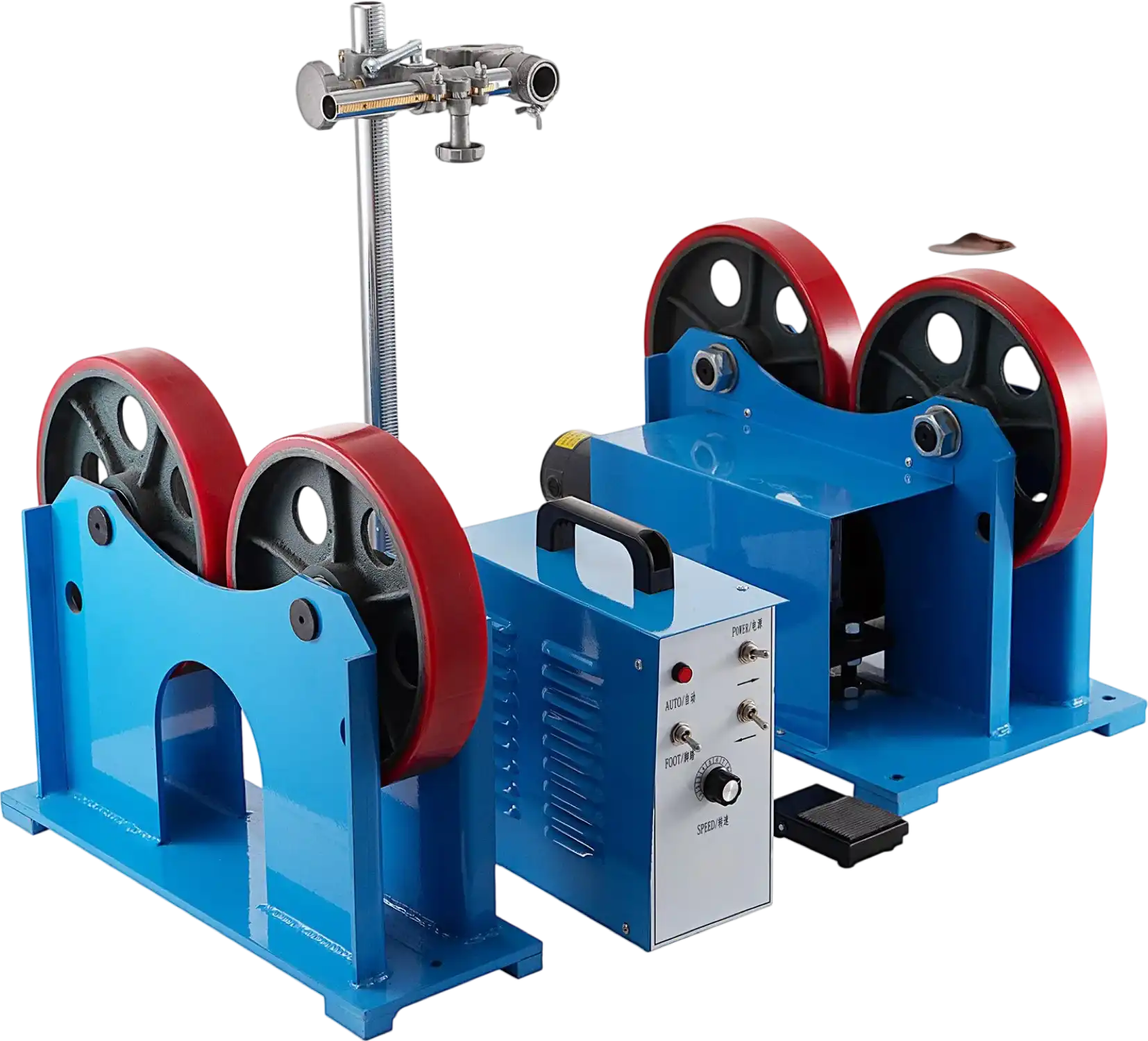 Vevor Rotary Welding Positioner 110V Turning Rolls Linkage Roller 2200 Lbs Capacity New