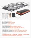 Vevor Roof Rack Cargo Carrier 84" x 39" x 4" Car Top Luggage Holder New