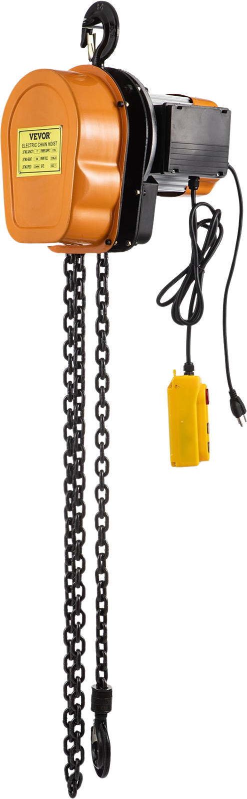 Vevor Electric Chain Hoist 1100 Lbs Winch with Wired Remote Control 15' Max Lift Height New