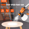 Vevor Paint Sprayer 1300W HVLP Spray Gun with Air Hose 5 Copper Nozzles New