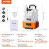 Vevor Paint Sprayer 1300W HVLP Spray Gun with Air Hose 5 Copper Nozzles New