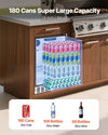 Vevor Beverage Refrigerator 24-Inch 150 QT Stainless Steel Door Undercounter Freestanding New