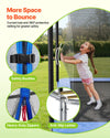 Vevor Trampoline 8' x 14' Rectangle with Enclosure Net 265 lbs Capacity New