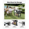 Vevor Rolling Ice Chest 80 Qt. with Foldable Side Shelves New