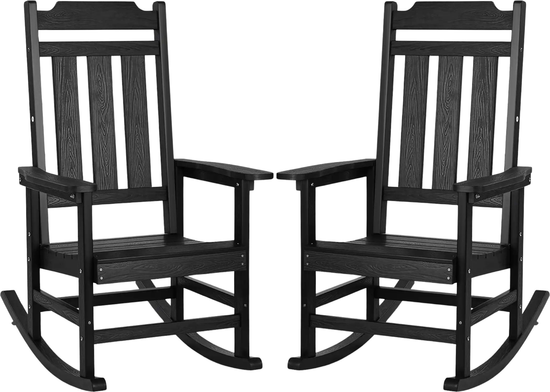 Vevor Porch Rocking Chairs 2 Pack 400 Lbs Weight Capacity New