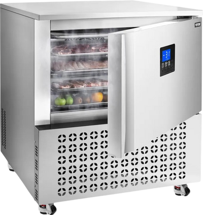 Vevor Commercial Blast Freezer 4 Cu. Ft. with 5 Trays Stainless Steel New