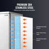 Vevor Commercial Blast Freezer 370L Chiller with 15 Trays -40°F New