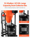 Vevor Cyclone Dust Collector 763 CFM 1-Micron with 12.5 Gallon Bag & Base Stand New