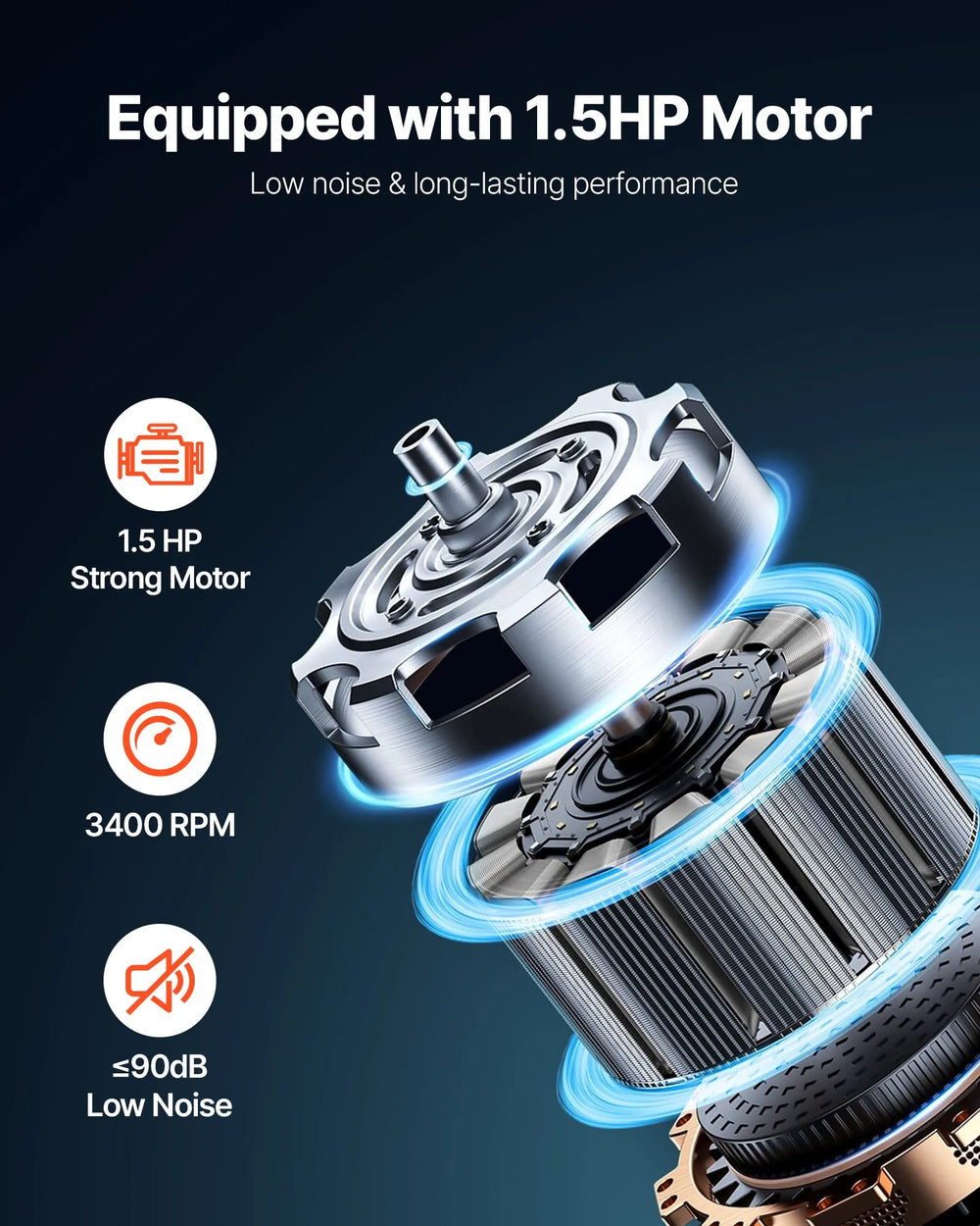 Vevor Cyclone Dust Collector 763 CFM 1-Micron with 12.5 Gallon Bag & Base Stand New