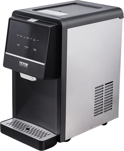 Vevor Countertop Ice Maker 62 Lbs. in 24 Hrs. Self-Cleaning Automatic Water Refill New
