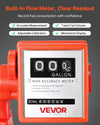 Vevor Fuel Transfer Pump with Meter 20 GPM Auto Shut-Off Nozzle New