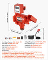 Vevor Fuel Transfer Pump with Meter 20 GPM Auto Shut-Off Nozzle New