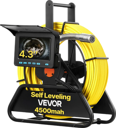 Vevor Sewer Camera 164 ft. Self-Leveling with LEDs 4.3