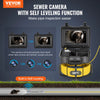 Vevor Sewer Camera 98 ft. Self-Leveling with 9" Screen 1080P HD 36x Zoom New