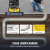 Vevor Sewer Camera 98 ft. Self-Leveling with 9" Screen 1080P HD 36x Zoom New