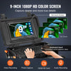 Vevor Sewer Camera 98 ft. Self-Leveling with 512Hz Transmitter LEDs 9" HD Screen New