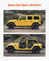Vevor Jeep Tube Doors Hunting Style for 2007-2018 Wrangler JK New