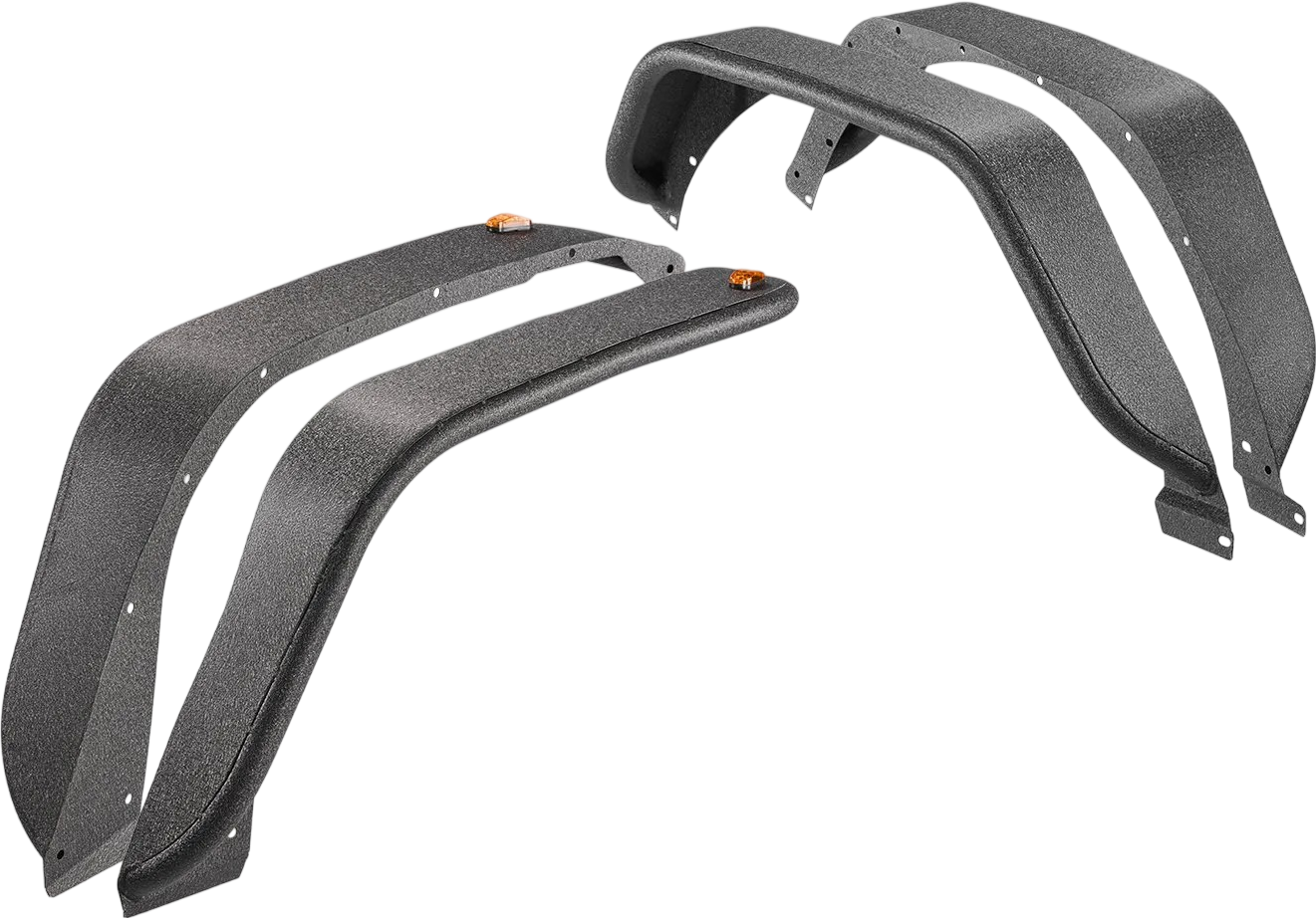 Vevor Fender Flare Kit with LED Lighting for 2018-2024 Jeep JL/JLU New