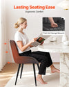 Vevor Modern Dining Room Accent Chairs Upholstered Fabric Set of 4 New
