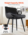 Vevor Modern Dining Room Accent Chairs Upholstered Fabric Set of 4 New