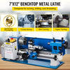 Vevor Mini Metal Lathe 7" x 12" Precision Benchtop Variable Speed 50-2500 RPM 550W New