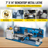 Vevor Metal Lathe 7" x 14" Mini Bench Top Variable Speed 50-2500 RPM 550W New