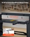 Vevor Sheet Metal Shear 52" Manual Foot Stomp with Adjustable Blade Gap New