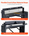 Vevor Sheet Metal Shear 52" Manual Foot Stomp with Adjustable Blade Gap New