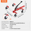 Vevor Wheel Dolly 1500 Lbs Heavy Duty Vehicle Positioning Tire Lifter 2 Pack New