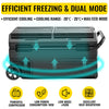 Vevor Portable Car Freezer 100 Qt. Dual Storage Zone -4°F to 68°F Adjustable Temperature New