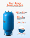 Vevor Well Pressure Tank 34 Gal. Vertical Pre-Charged Pressurized 1" NPT New