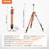 Vevor Laser Level Tripod Stand 45.07"-114.37" Height Adjustment with Level Bubble New