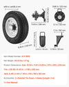 Vevor Shipping Container Wheels Kit 8-Lug with Ratchet Tie Downs New