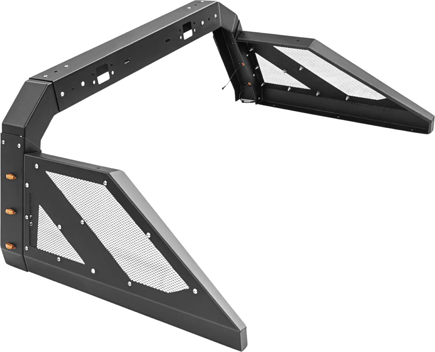 Vevor Truck Roll Bar Adjustable with 6 Amber Side Marker Lamps Universal Fit for Pickup Trucks New