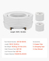 Vevor Mini Split Line Set 100 ft. 3/8" and 5/8" Insulated Copper Tubing New