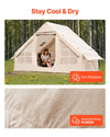 Vevor Inflatable Camping Tent 9.8 x 6.5 Ft with Pump 3-5 Person Capacity New