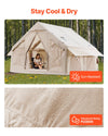 Vevor Inflatable Camping Tent 9.8 x 9.8 Ft with Pump 4-6 Person Capacity New