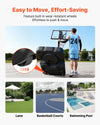 Vevor Portable Basketball Hoop 10' Height Adjustable 54" Backboard New