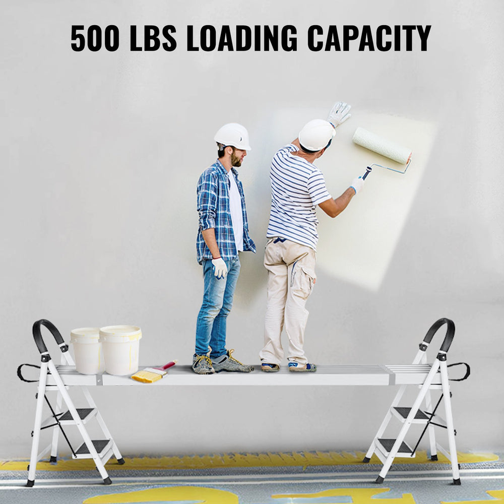 Vevor Telescoping Work Plank 6-9 Ft 500lbs Capacity 12.5" Wide Aluminum Scaffold New