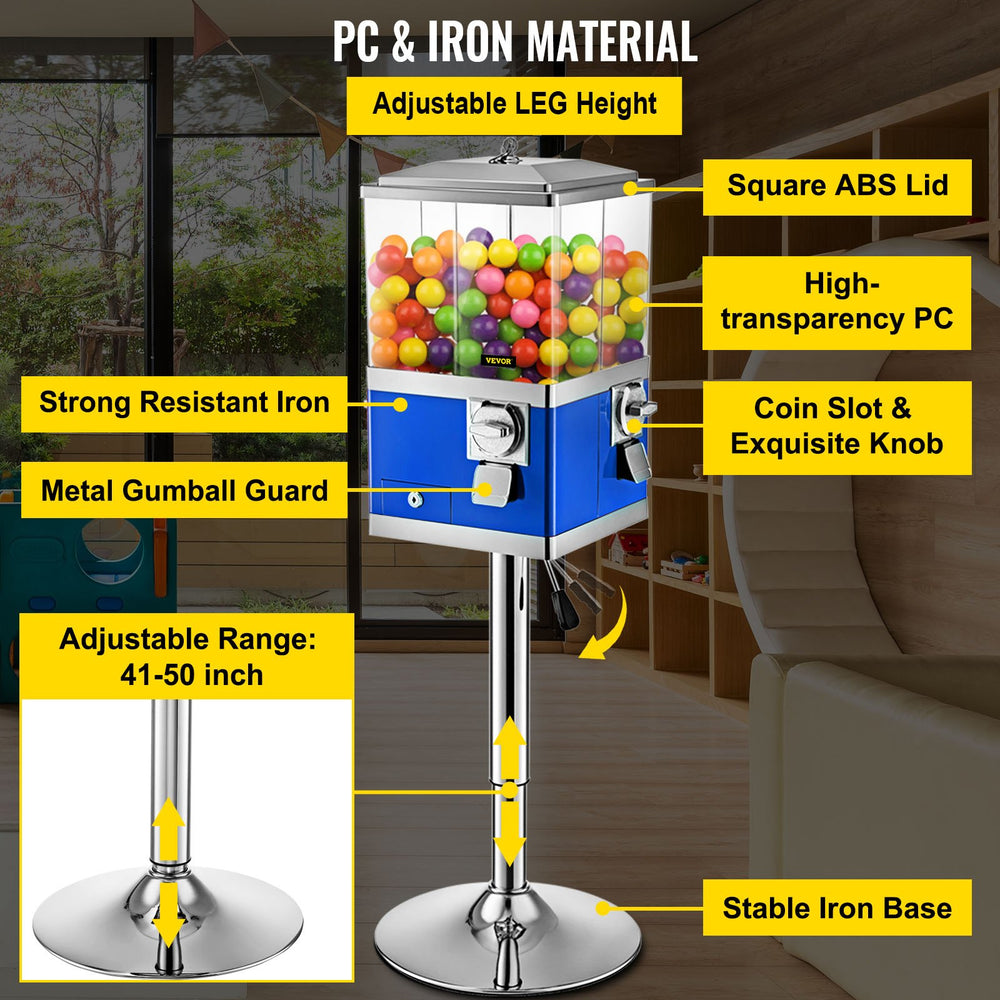 Vevor Vending Machine Candy Dispenser 4 Compartments Rotatable New