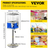 Vevor Vending Machine Candy Dispenser 4 Compartments Rotatable New