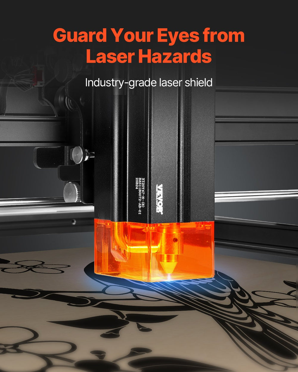 Vevor Laser Engraving Machine 20W 6.5 IPS High Speed with Spot Compression New