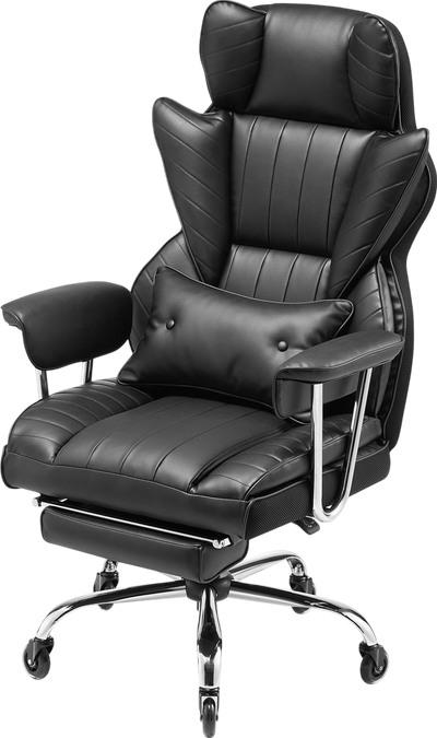 Vevor Executive Office Chair Reclining with Footrest 400 Lbs Capacity New