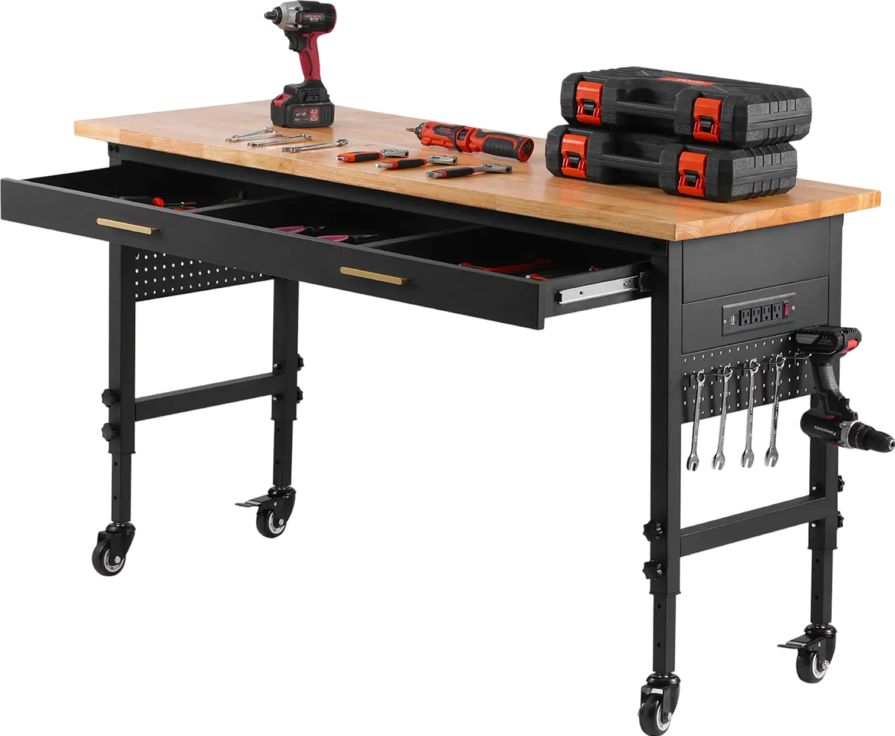 Vevor Work Bench on Wheels 60
