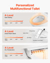 Vevor Smart Toilet Elongated Auto Freshening with Heated Seat New